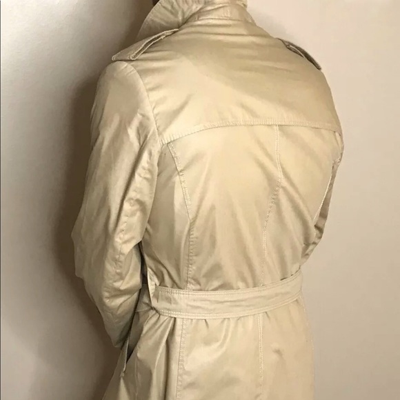 Croydon 🧥 Vintage Sand Trench Coat 🍁 - Picture 4 of 6